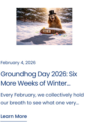 Groundhog Day 2026: Six More Weeks of Winter…